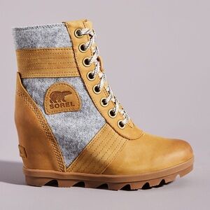 Sorel Lexie Wedge Booties Sz 6
